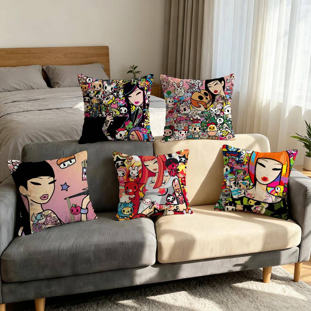 Home Art Textiles - Cartoon Art Kawaii soft Comfortable Pillow