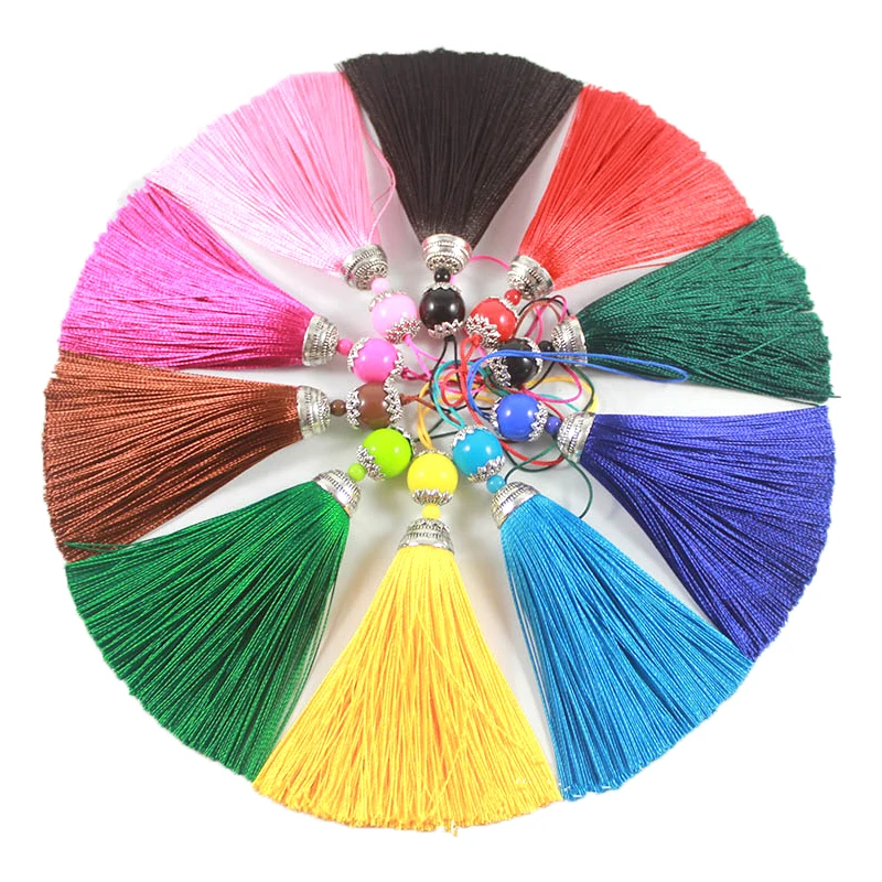 Home Ec Textiles - 2/5 Chiếc 8CM Lụa Tua Rua