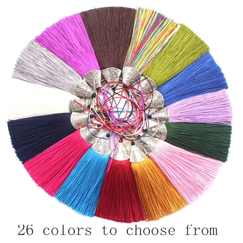 Home Ec Textiles - 5/10 Cái 8CM Treo Dây Lụa