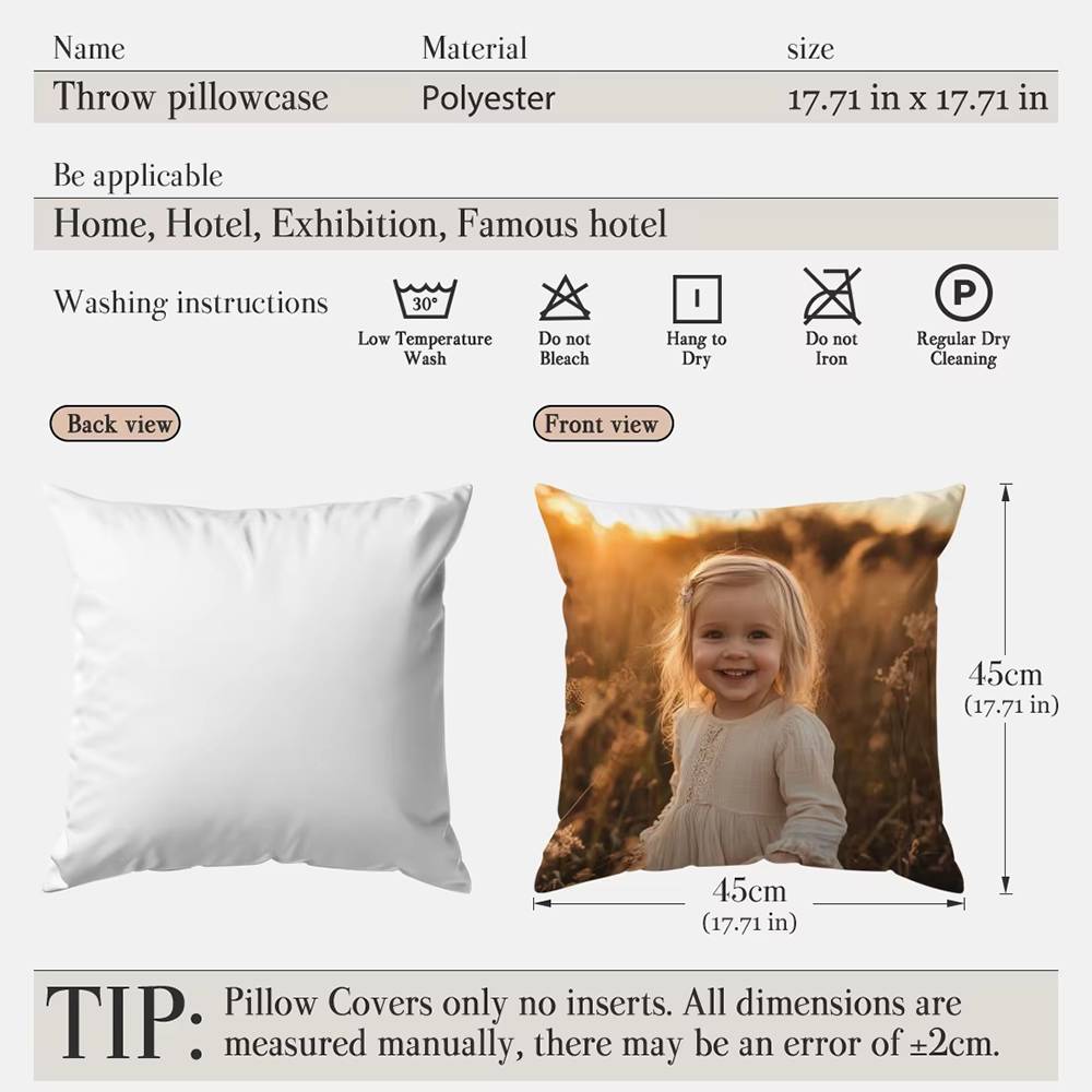 CT26 Custom photo DIY pillowca - đánh giá và giá Home Textiles Images