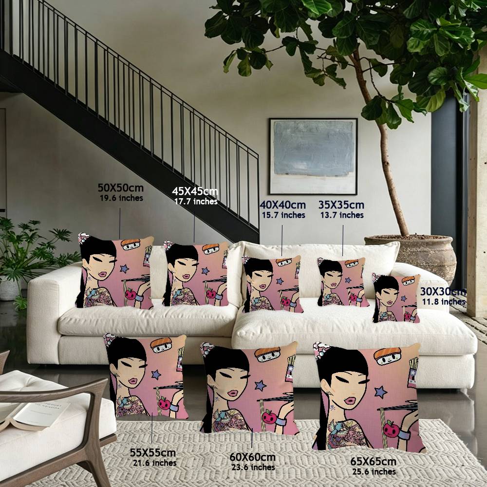 Cartoon Art Kawaii soft Comfor - đánh giá và giá Home Art Textiles