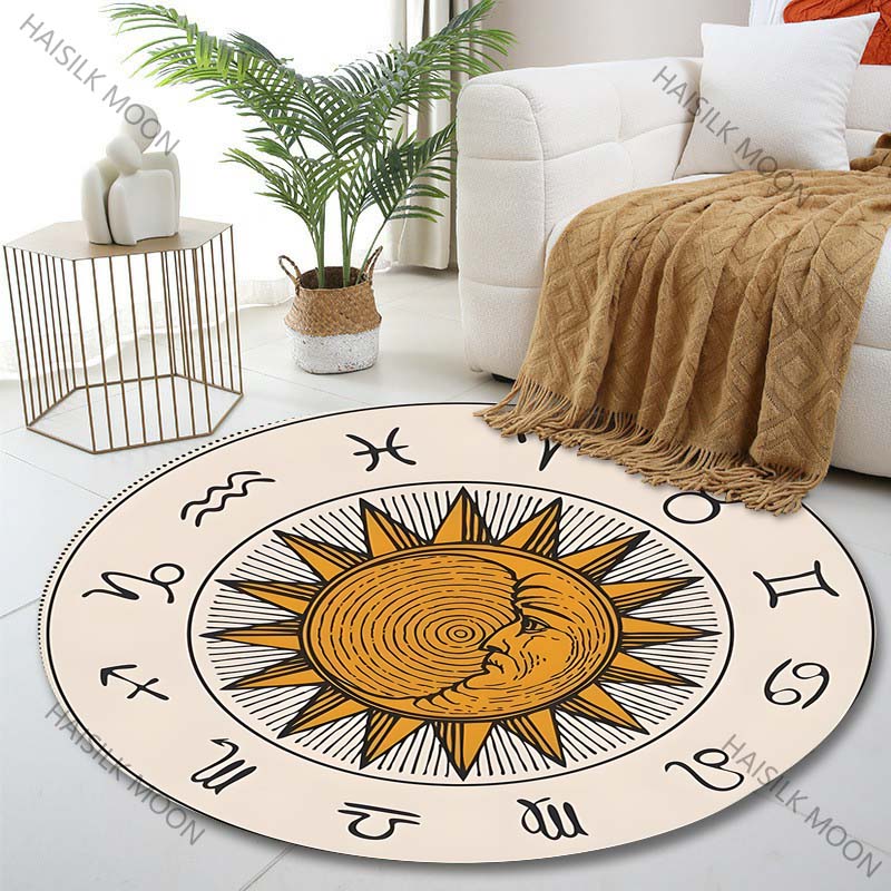 1PC Zodiac signs around sun im - đánh giá và giá Home Textiles Images