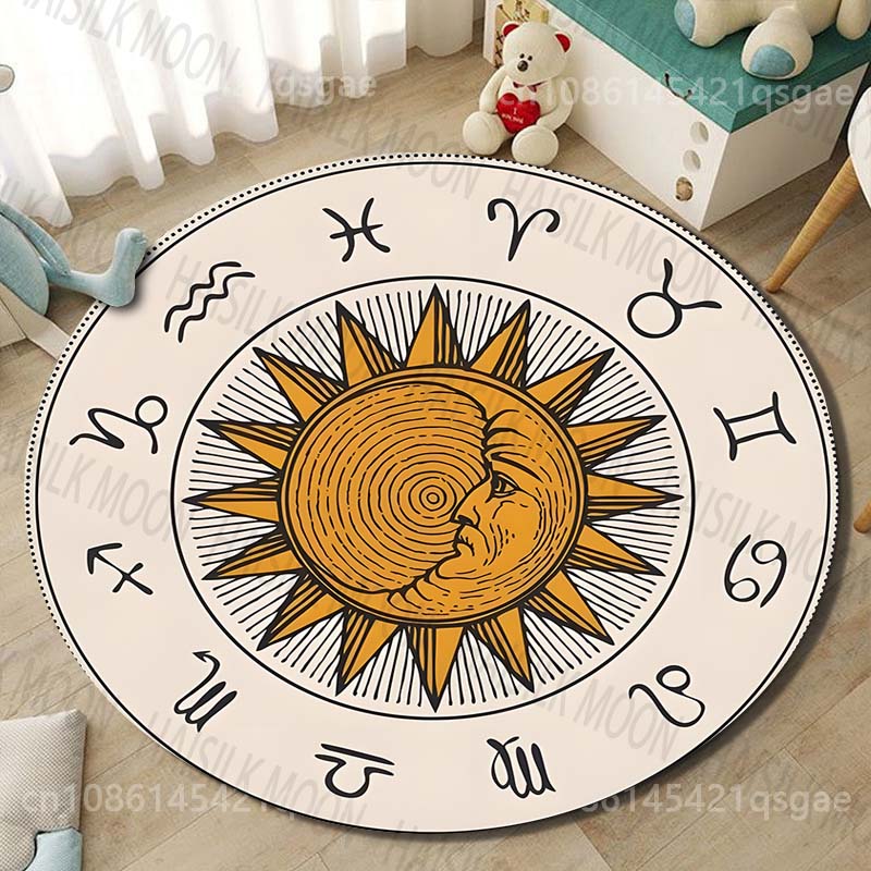 1PC Zodiac signs around sun im - đánh giá và giá Home Textiles Images