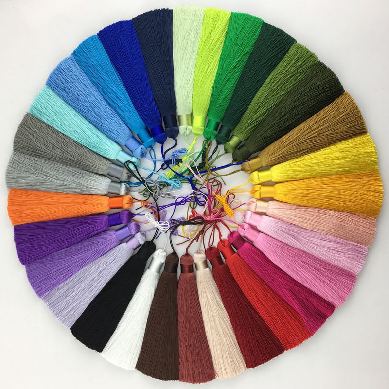 1 Cái 12CM Lụa Polyester Hạt T - đánh giá và giá Home Ec Textiles