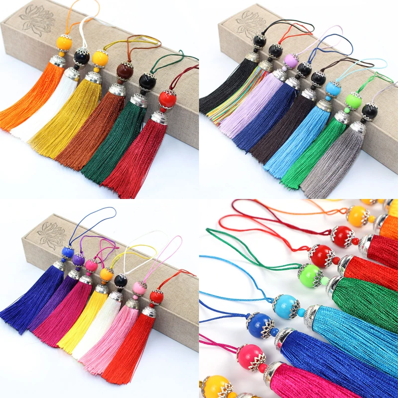 2/5 Chiếc 8CM Lụa Tua Rua Với  - đánh giá và giá Home Ec Textiles