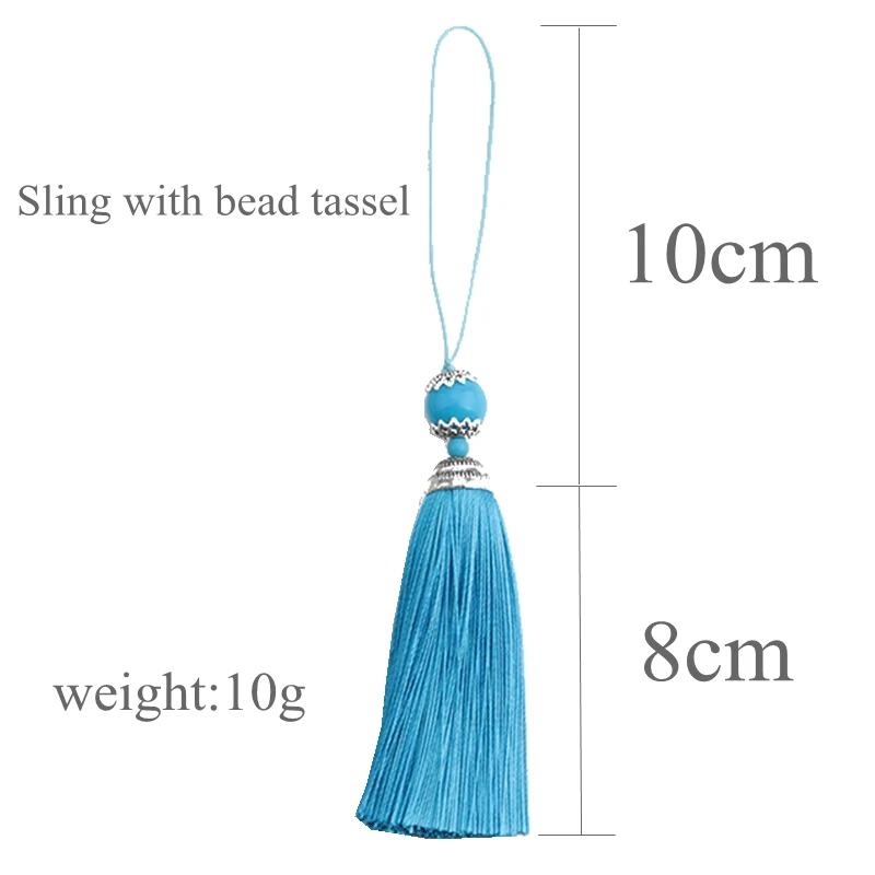 2/5 Chiếc 8CM Lụa Tua Rua Với  - đánh giá và giá Home Ec Textiles