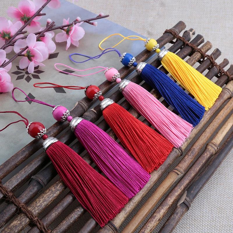 2/5 Chiếc 8CM Lụa Tua Rua Với  - đánh giá và giá Home Ec Textiles