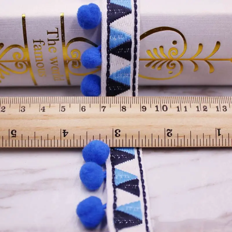 1-10Yards Pom Pom Viền Bóng Nơ - đánh giá và giá Home Ec Textiles