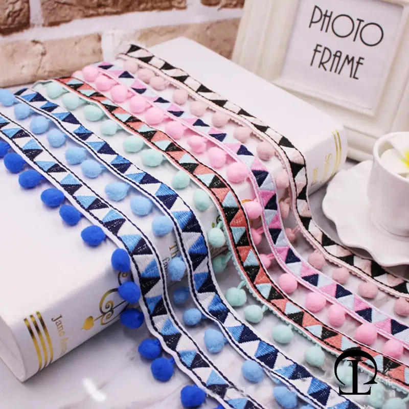 1-10Yards Pom Pom Viền Bóng Nơ - đánh giá và giá Home Ec Textiles