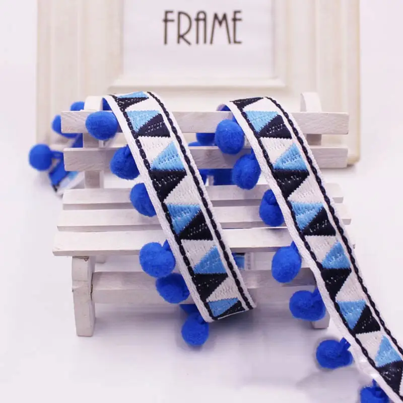 1-10Yards Pom Pom Viền Bóng Nơ - đánh giá và giá Home Ec Textiles