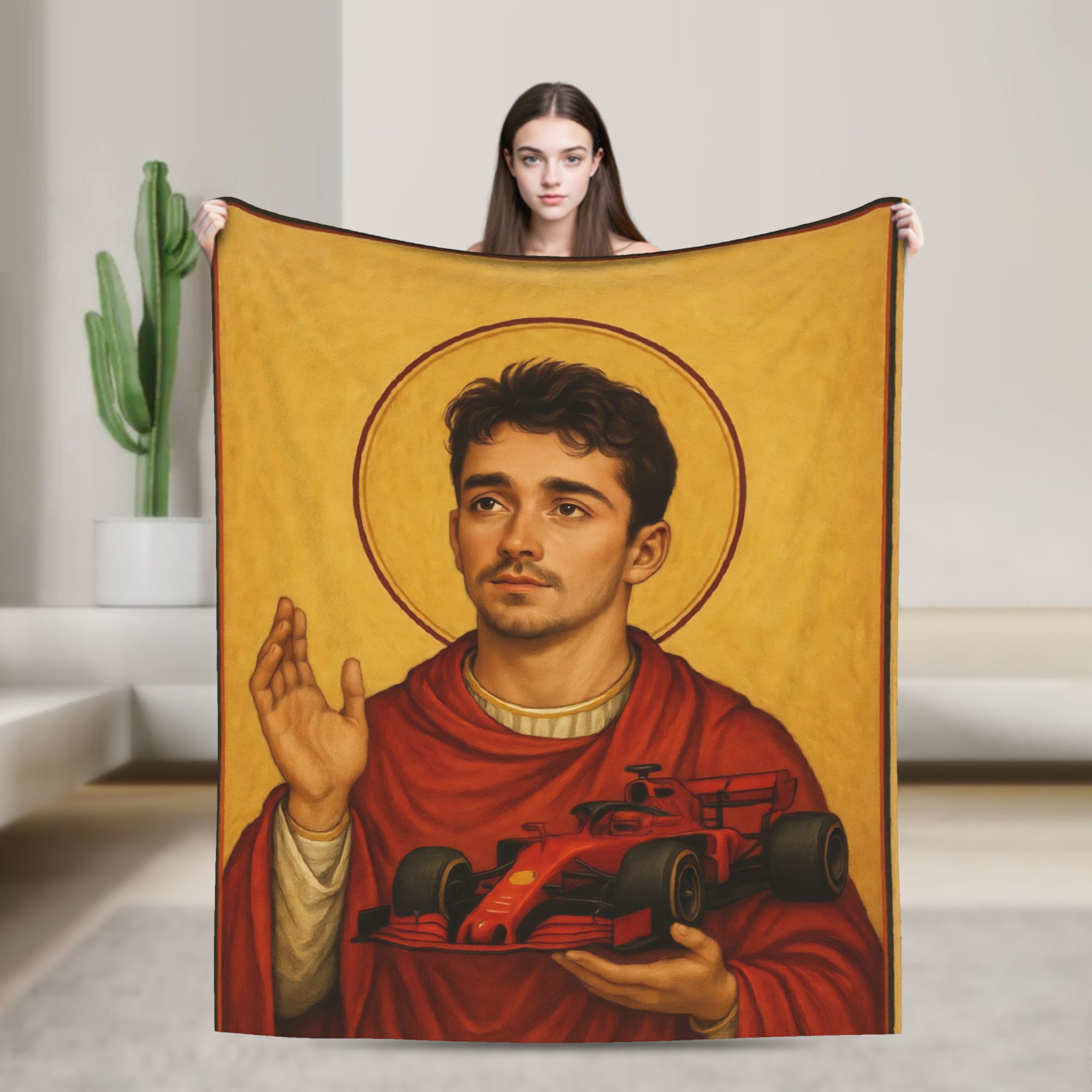 Funny image of Jesus Flannel p - đánh giá và giá Home Textiles Images