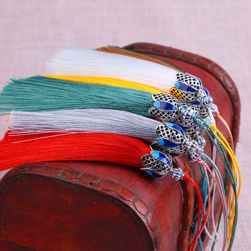 5/10 Cái 8Cm Lụa Tua Rua Viền  - đánh giá và giá Home Ec Textiles
